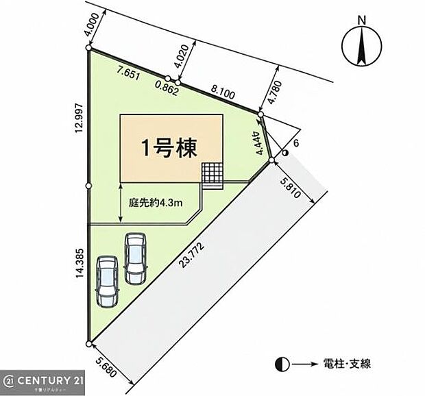 カースペース付き!マイカーをお持ちの方も安心!行動範囲が広がります!