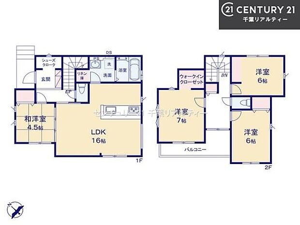 4LDKの魅力的な間取り！LDKはゆったりとした空間で、ご家族との団らん時間が、より一層充実したものになりますね家族との仲が深まり、自然と笑顔が増えそうです！