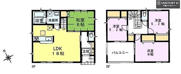 4LDKの魅力的な間取り!LDKはゆったりとした空間で、ご家族との団らん時間が、より一層充実したものになりますね家族との仲が深まり、自然と笑顔が増えそうです!
