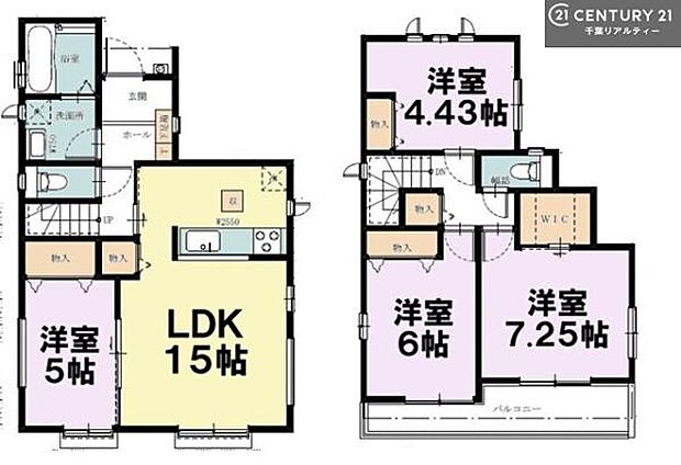 4LDKの魅力的な間取り！LDKはゆったりとした空間で、ご家族との団らん時間が、より一層充実したものになりますね家族との仲が深まり、自然と笑顔が増えそうです！