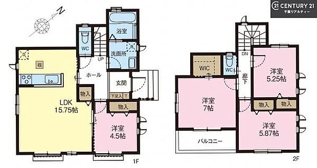 4LDKの魅力的な間取り！LDKはゆったりとした空間で、ご家族との団らん時間が、より一層充実したものになりますね家族との仲が深まり、自然と笑顔が増えそうです！