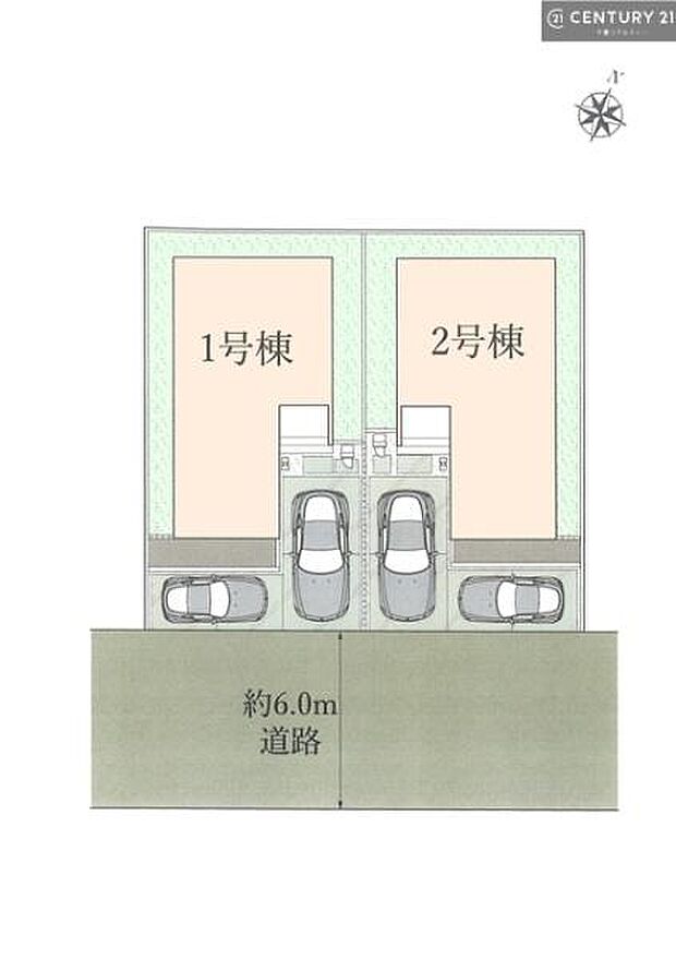 カースペース2台付きでマイカーをお持ちのご家庭でも安心。物件探しのご条件・ご要望・ご質問など、何なりと弊社スタッフまでお申し付けください!