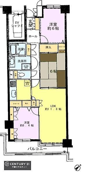 3LDKの魅力的な間取り！LDKはゆったりとした空間で、ご家族との団らん時間が、より一層充実したものになりますね家族との仲が深まり、自然と笑顔が増えそうです！