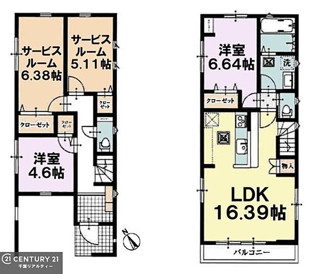 2SLDK+Sの魅力的な間取り!LDKはゆったりとした空間で、ご家族との団らん時間が、より一層充実したものになりますね。家族との仲が深まり、自然と笑顔が増えます!