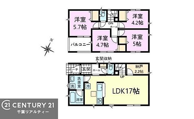4SLDKの魅力的な間取り！LDKはゆったりとした空間で、ご家族との団らん時間が、より一層充実したものになりますね家族との仲が深まり、自然と笑顔が増えそうです！