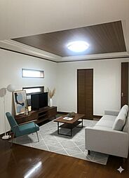 東山町中古戸建 3LDKのリビング/ダイニング