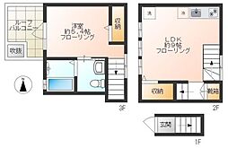 グランエッグス三軒茶屋S 1LDKの間取図画像