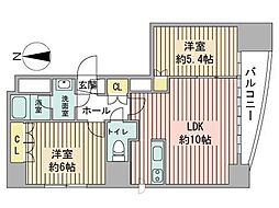 Aden宮の森 3LDKの間取図画像