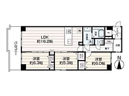 間取図画像 3LDK