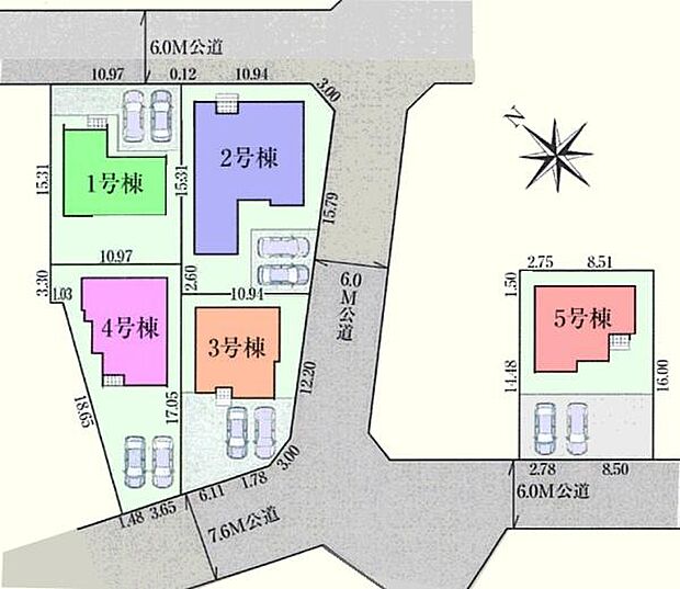 カースペース並列2台駐車可!