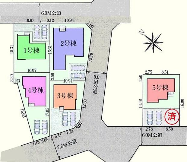 カースペース並列2台駐車可！