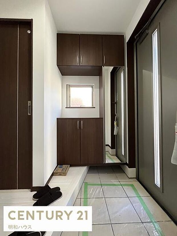 姿見付シューズBOX・土間収納あり！