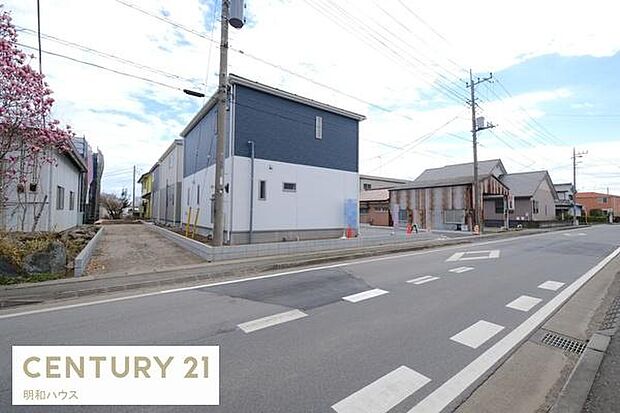 2号棟 西側の道路