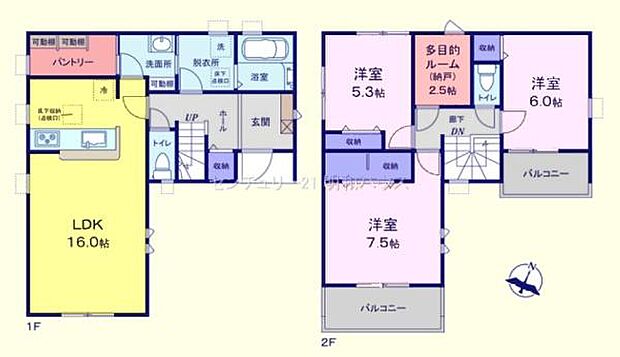 多目的ルーム+可動棚のあるパントリー!