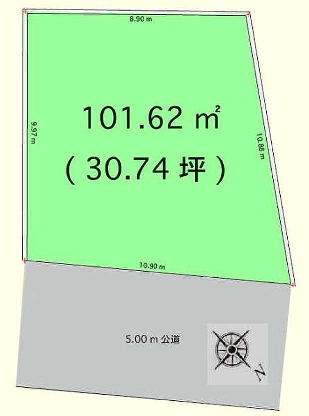 車通りが少なく車庫入れも安心です!