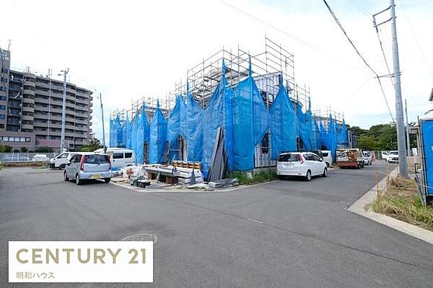 8号棟側より撮影