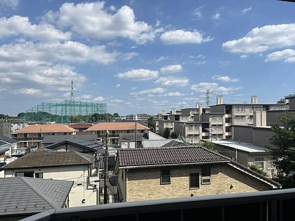 前面棟がないため、街並みが見渡せます！