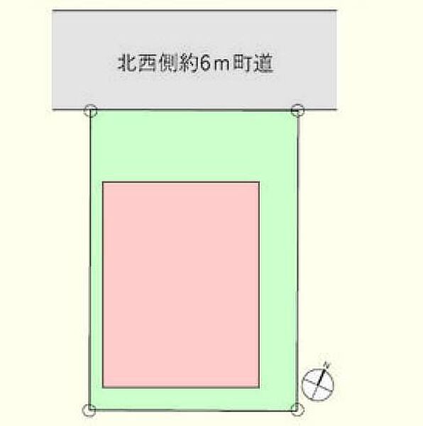 北西側約6ｍ公道に接道