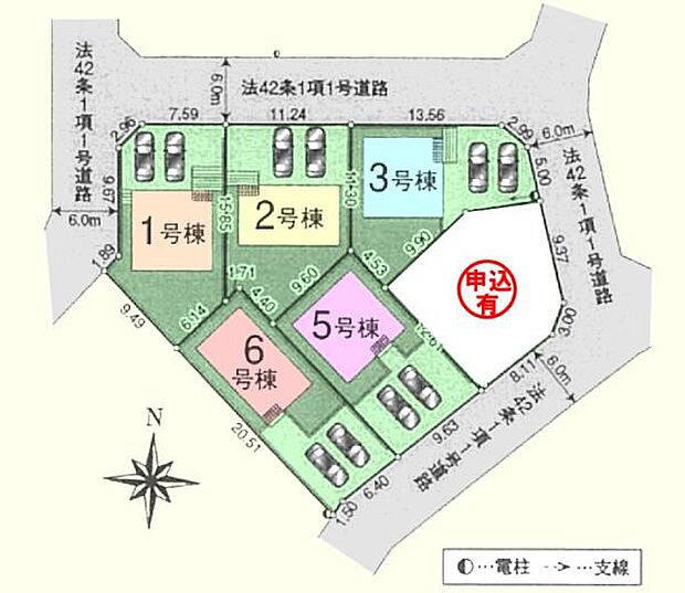 周囲6m公道に接道!都市ガス・本下水!