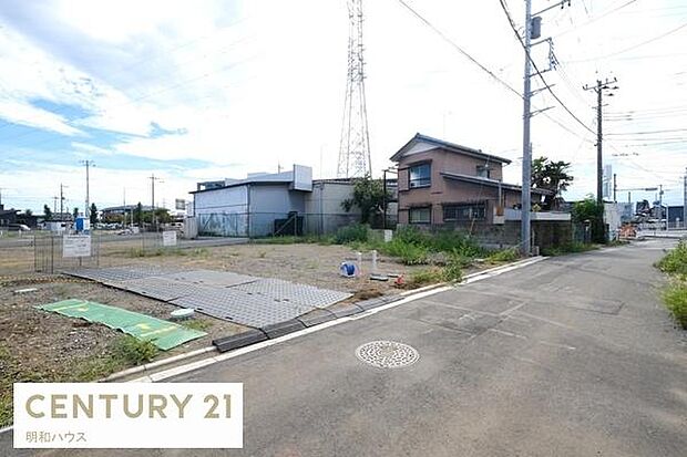 C区画から撮影　北側4ｍ公道