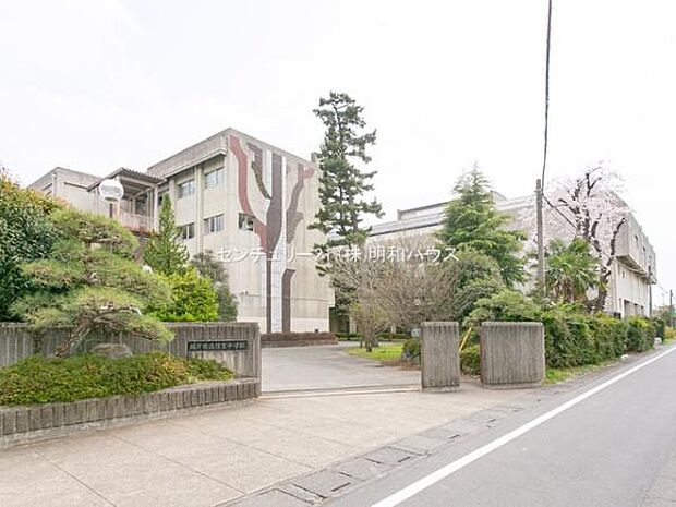 坂戸市立住吉中学校まで3040m