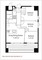 間取図画像 3LDK