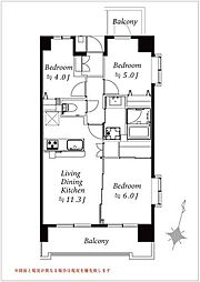 間取図画像 3LDK