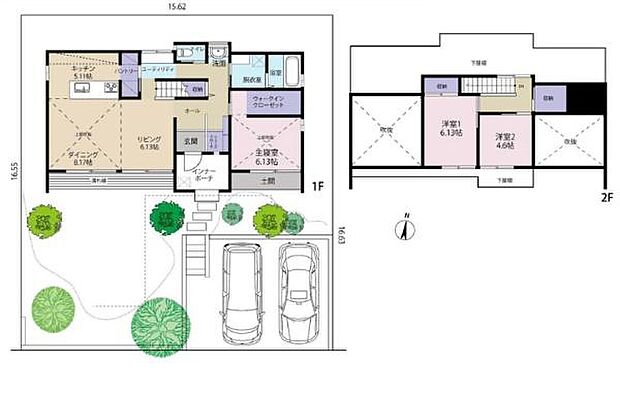 「笑顔あふれる大空間×家事ラク動線」広々とした空間で、お子様が元気いっぱいに駆け回る。効率的な家事動線でママも笑顔。家族みんながのびのび暮らせる住まいです。