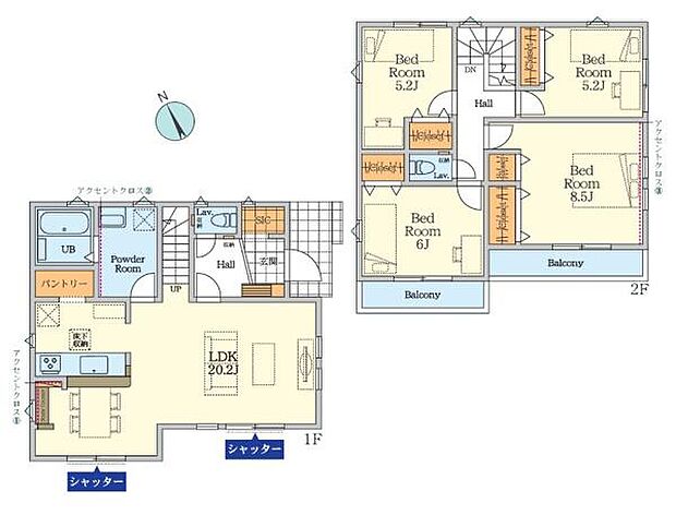 効率的な生活・家事動線と大空間を楽しむストレスフリーだからこそ、笑みが絶えない室内大空間を味わえる素敵な住まい。お子様が存分走り回れる、のびのび子育てが出来る室内空間。