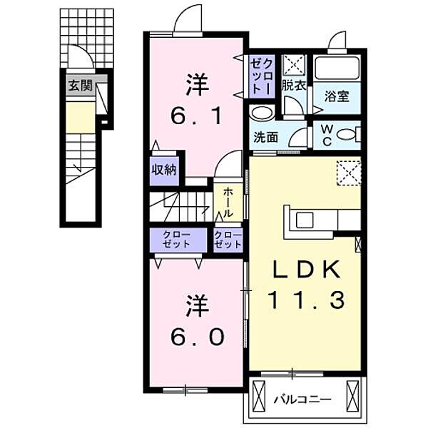 同じ建物の物件間取り写真 - ID:231504760324