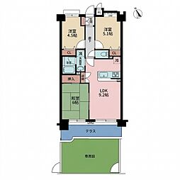 日神パレステージ東戸塚 3LDKの間取図画像