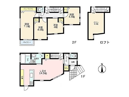 間取り 鎌倉市大船　中古一戸建て