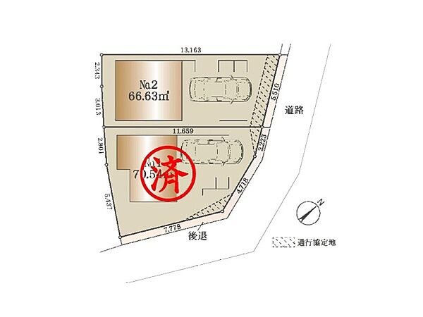 落ち着いた住宅街です！