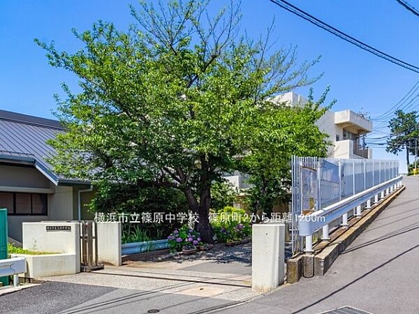 横浜市立篠原中学校まで1200m、横浜市立篠原中学校