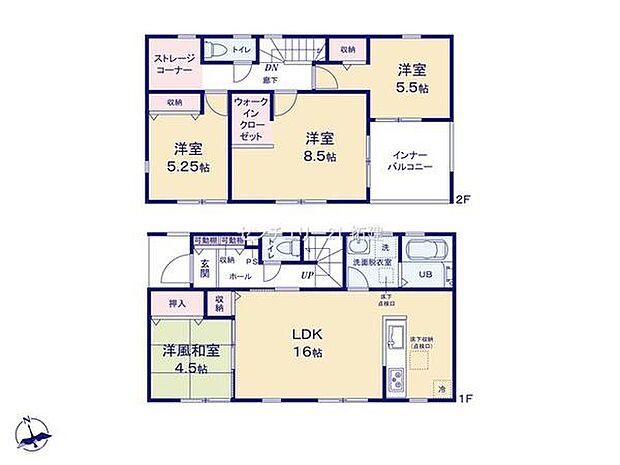 開放感のあるリビングで家族団らんステキな時間を♪図面と現況が異なる場合は現況優先とさせていただきます。