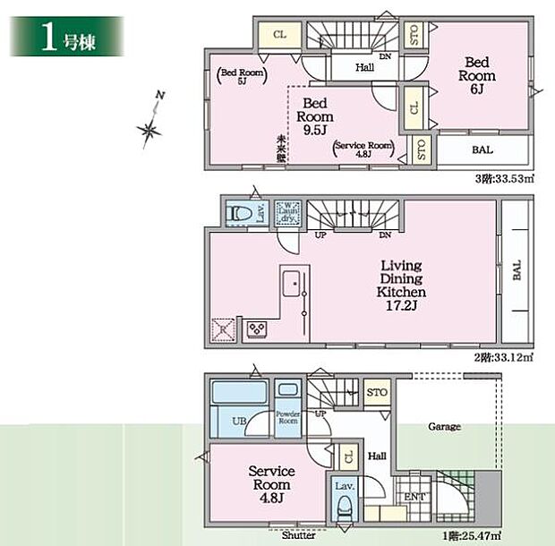 《間取り》■リビング中心の新生活。光を取り入れる開放的な設計で居心地の良い時間を演出します。