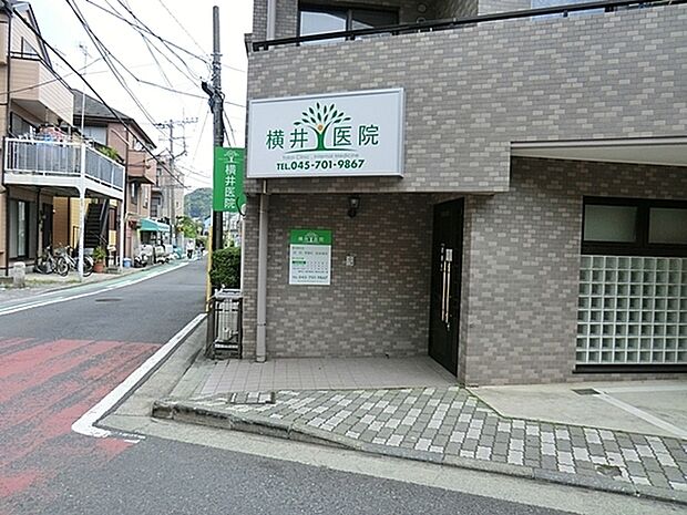 横井医院まで941m、診療科目：内科・胃腸科・放射線科（デジタルレントゲン設備有）