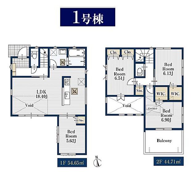 《間取り》■リビング中心の新生活。光を取り入れる開放的な設計で居心地の良い時間を演出します。