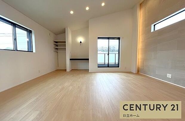 《リビングダイニング》 ■開放的で広いリビング。のびのびとくつろげるリビングは、家族のコミュニケーションの場として、みんなが集まる憩いの場所に。