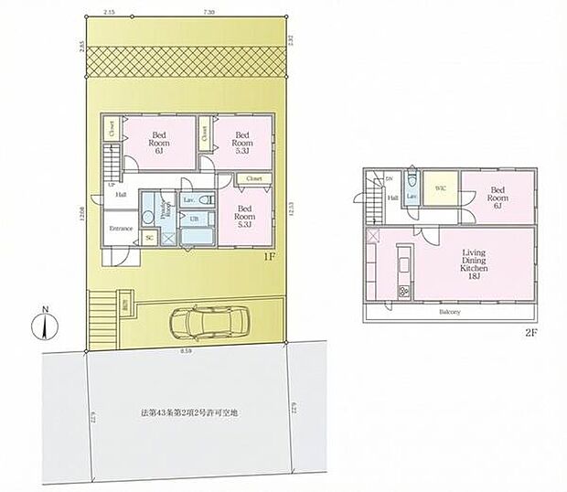 《間取り》■リビング中心の新生活。光を取り入れる明るく開放的な設計で居心地の良い時間を演出します。