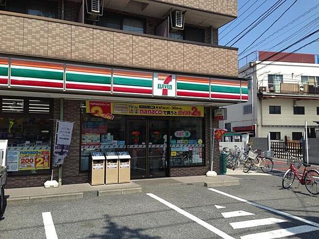 セブンイレブン川崎藤崎店まで455m