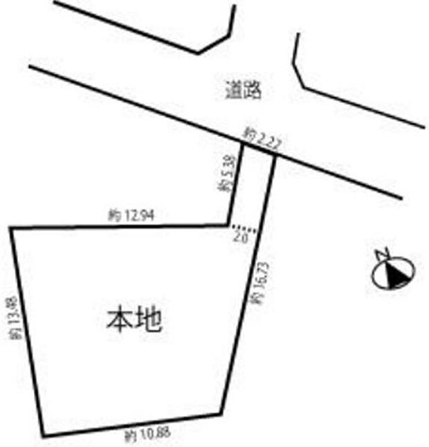 区画図です