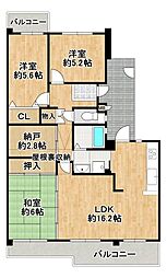 間取図画像 3SLDK