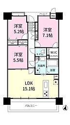 間取図画像 3LDK