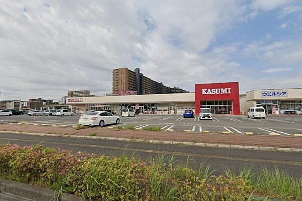 カスミ万博記念公園駅前店まで1200m、家族そろって週末のまとめ買いも便利です。
