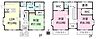 間取り：LDK約14帖＋和室約7.5帖のゆとりある1階空間！2階には約10帖・約8.5帖の洋室を配置。WICや書斎など収納・趣味スペースも充実した暮らしやすい3LDK住宅です。