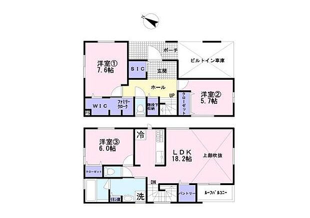 どのお部屋にしようか、ご家族との会話がはずみますね!