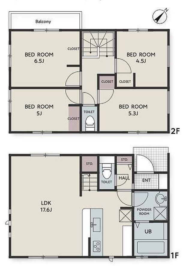各居室に収納を完備した新築物件のご紹介です♪