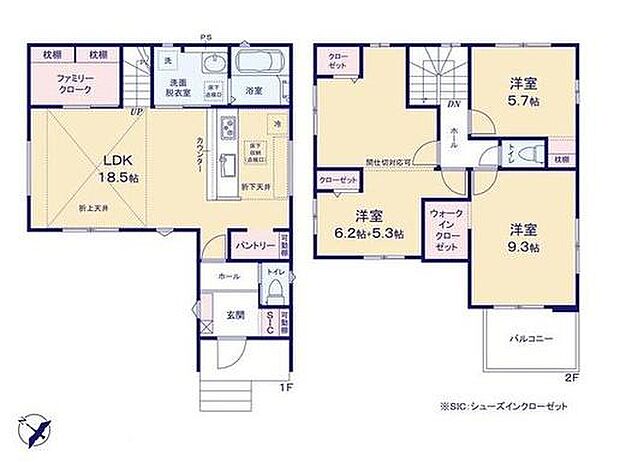 人気の稲毛エリアに、4、598万円の新築が登場！各居室収納完備のおしゃれな戸建が完成しました！