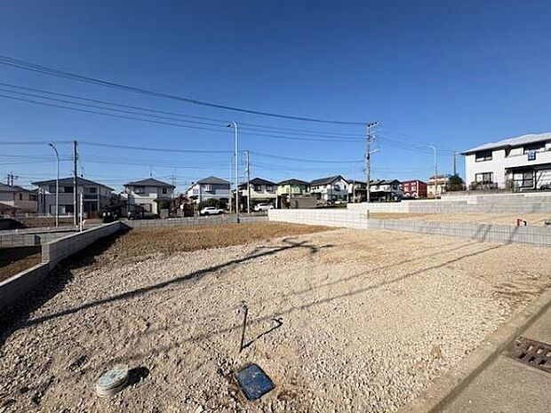 陽の光を遮るものが少ないため、日当たり良好なマイホームを建てる事ができます♪